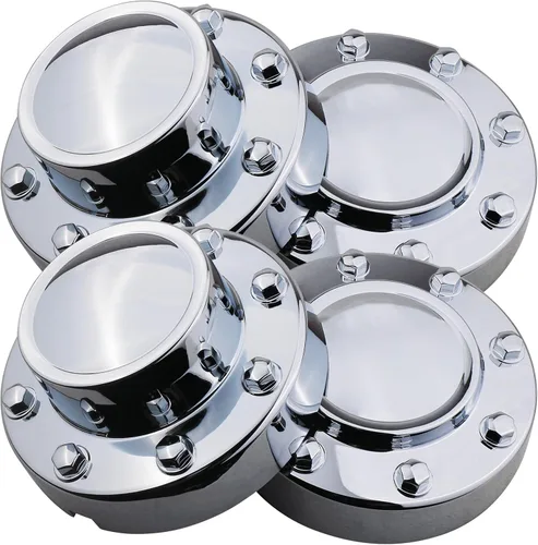 Vista 7 de TQPONLY Tapa central cromada de doble rueda Compatible con accesorios Dodge Ram 3500 2011-2018 Llanta de aleación de 1 tonelada DRW 8 Lug 10