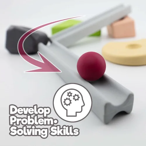 Vista 7 de Taksa Toys Juguetes de aprendizaje únicos inspirados en la naturaleza, recursos preescolares para habilidades motoras finas, bloques de construcción