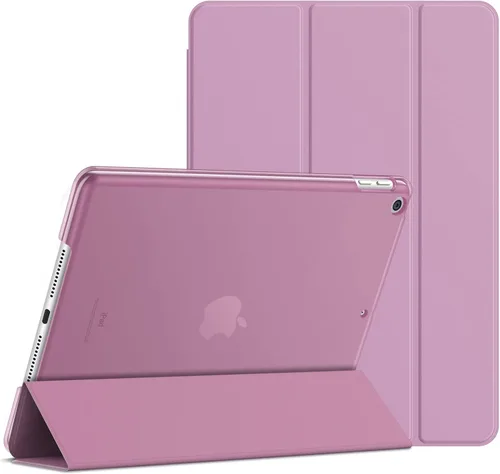 Vista 14 de JETech - Funda para iPad (9.7 pulgadas/24.64 cm, modelo 2018/2017, 6ª/5ª generación), funda inteligente con activación/suspención automática (Beige)