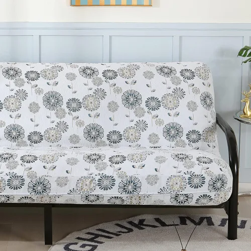 Vista 7 de OctoRose Funda para futón de felpilla resistente con 3 cremallera lateral, funda para sofá cama, protector de colchón (solo funda)