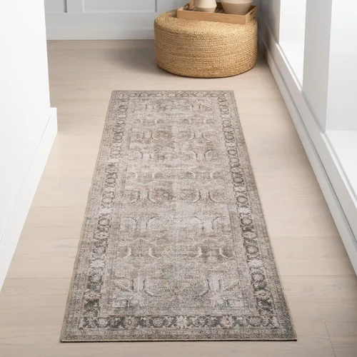 Vista 48 de nuLOOM Aether - Alfombra de área con medallón marrón, 8 x 10 pies Éter Marrón