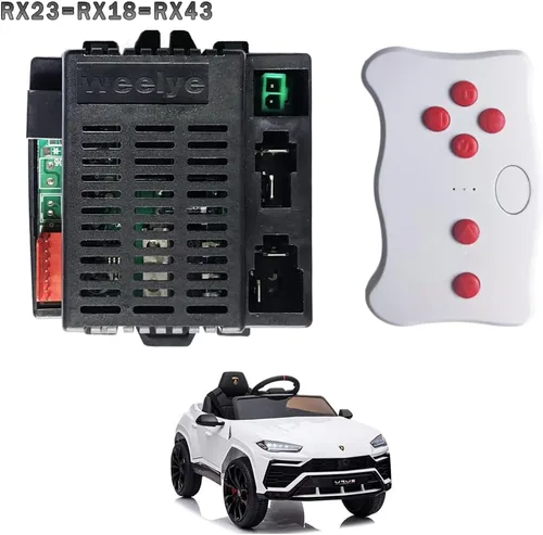 Vista 2 de Kit de conversión de caja de control de receptor Bluetooth Weelye RX18, RX43, RX23 CE 2.4G de 12 voltios para ruedas eléctricas, kit de control