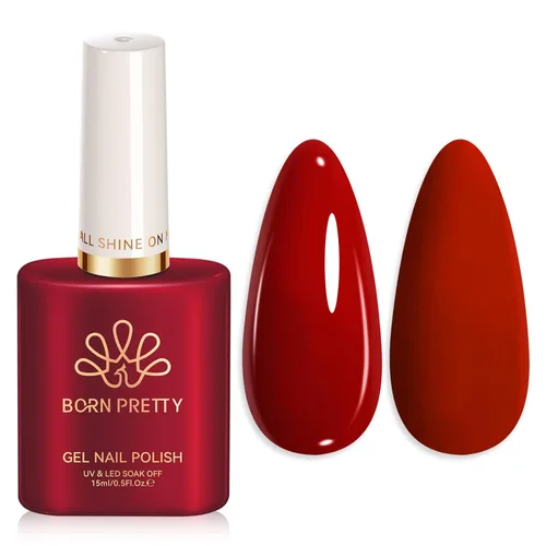 Vista 24 de Born Pretty - Esmalte de uñas de gel negro, diseño de Halloween negro opaco Negro puro