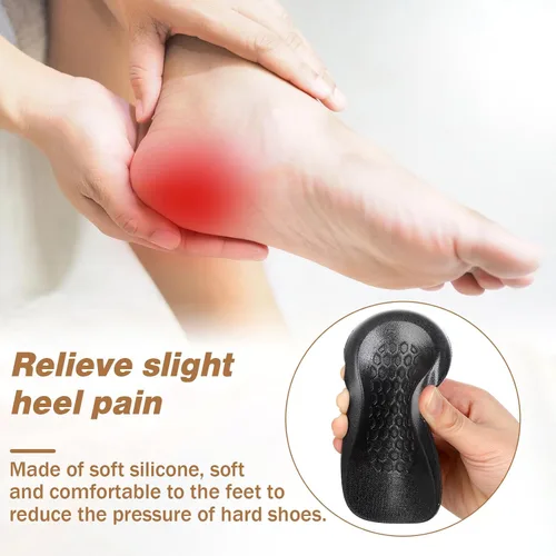 Vista 6 de KALIONE Elevadores de talón, plantillas de gel que aumentan la altura, elevadores de zapatos suaves para piernas irregulares, elevadores de zapatos