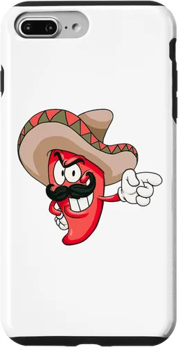 Vista 12 de Funda para iPhone 12 mini chile rojo picante con diseño de chile en forma de sombrero