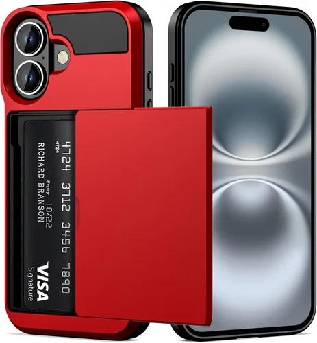 Vista 23 de Vofolen Funda para iPhone 16 con tarjetero y cartera