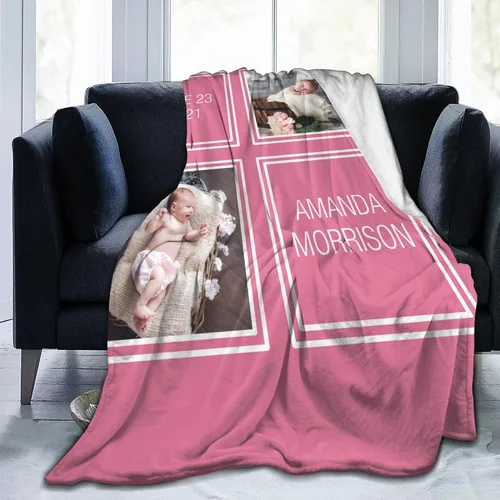 Vista 19 de JCETUNO Regalos personalizados de San Valentín para él y ella, mantas personalizadas con foto, mantas de fotos personalizadas, mantas de fotos