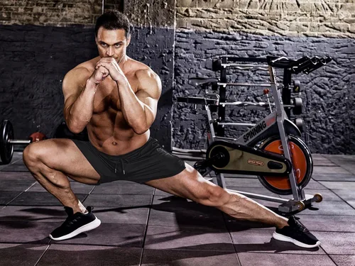 Vista 3 de COOFANDY Paquete de 2 pantalones cortos de entrenamiento de gimnasio para hombre, pantalones de malla ligeros para culturismo, entrenamiento