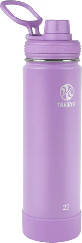 Vista 40 de Takeya Actives Botella de Agua con Tapa de Boquilla, Botella con Doble Aislamiento de Acero Inoxidable, Apta para Lavavajillas y Sin BPA, Botella