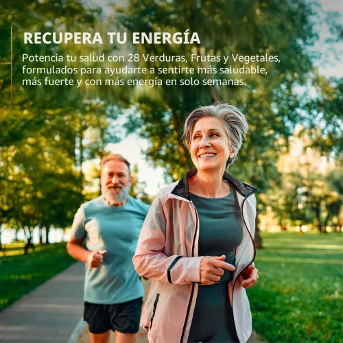 Vista 6 de USDA Organic Superfood Greens [28 ingredientes potentes] Cápsulas naturales Super Greens, suplemento de frutas y verduras con alfalfa, raíz