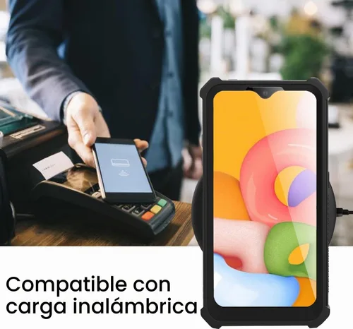 Vista 4 de Asuwish Funda de teléfono para Samsung Galaxy A31, resistente a prueba de golpes, a prueba de caídas, cuerpo completo, resistente, híbrida, móvil