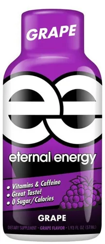 Vista 3 de Eternal Energy Premium Energy Shot (uva, 6 unidades, paquete de 6)