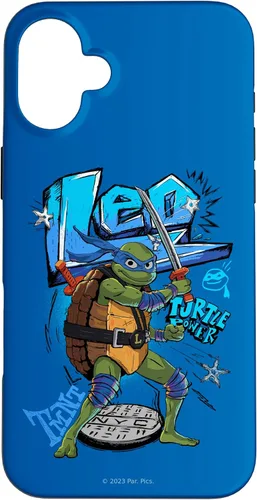 Vista 23 de Teenage Mutant Ninja Turtles: Mutant Mayhem Leo Turtle Power - Carcasa para iPhone 17