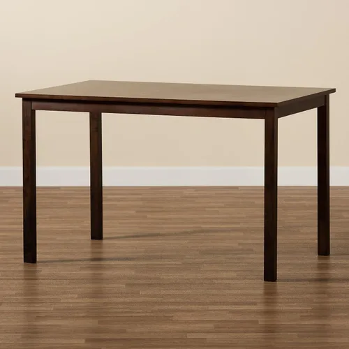 Vista 9 de Baxton Studio Mesa de comedor moderna Andrew