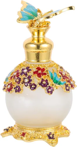 Vista 10 de Healifty Botella de perfume de vidrio recargable de 2.75 pulgadas, contenedor de aceite esencial para aromaterapia para el hogar, botella