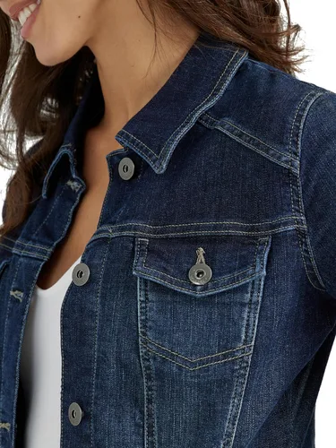 Vista 4 de Wrangler Authentics womens Stretch Denim Jacket