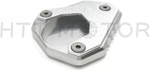 Vista 2 de XKMT- Soporte lateral para Kawasaki Versys 650 2015 2016 2017 2018, color plateado