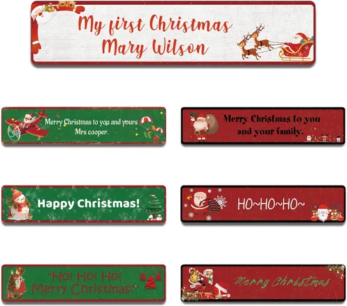 Vista 15 de Letreros de carretera personalizados personalizados, de metal con nombre/texto/imagen, divertidos letreros de calle para decoración del hogar