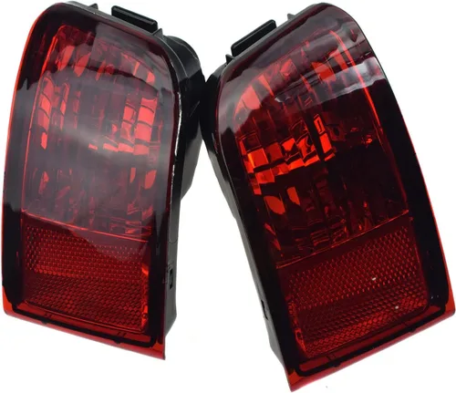 Vista 3 de Kison 2 piezas parachoques trasero reflector faro antiniebla izquierda derecha para Toyota Land Cruiser Prado 120 Series Grj120 Trj120 Fj120
