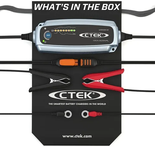 Vista 2 de CTEK (56-926) US cargador automático de batería de litio y de fosfato de hierro-litio de 12 V