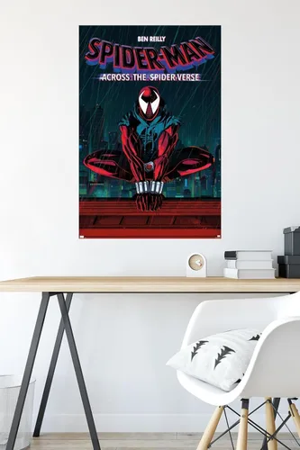 Vista 4 de Trends International Marvel Spider-Man: Across The Spider-Verse - Póster de pared de una hoja de Ben Reilly, 34 pulgadas de largo x 22.4 W, versión