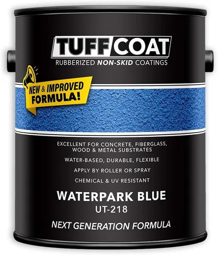 Vista 27 de TUFF Coat UT-100 revestimiento antiderrapante, 1 galón Blanco