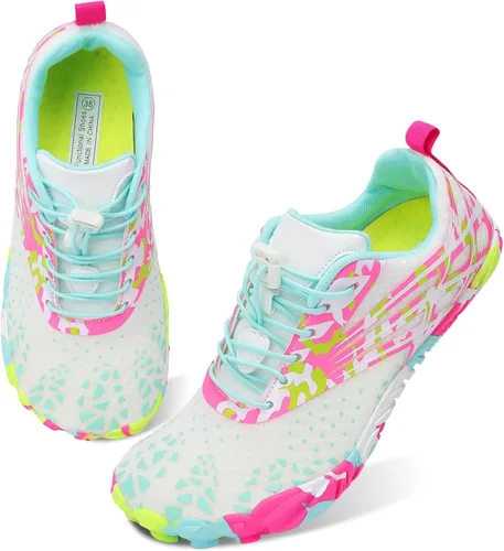 Vista 2 de Scurtain - Zapatos de agua unisex para hombre y mujer, de secado rápido, sensación de pies descalzos, zapatos acuáticos deportivos, para senderismo