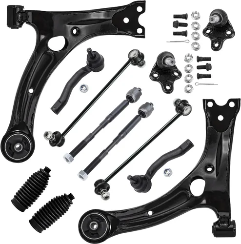 Vista 38 de Detroit Axle - Kit de extremo de 12 piezas para Ford Explorer Mercury Mountaineer 1998-2001 1999 2000, 2 brazos de control delanteros superiores