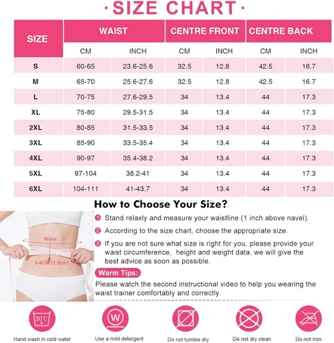 Vista 5 de FeelinGirl Waist Trainer for Women Latex Corset Cincher Vest Sport Workout Girdle Hourglass Body Shaper with Steel Bones