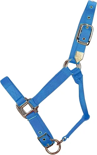 Vista 19 de Hamilton Deluxe - Caballo ajustable, 100-200 libras, color negro Premium Quality 3/4" Triple Ply Nylon, Foal/Mini Horse, Adjustable Chin Strap
