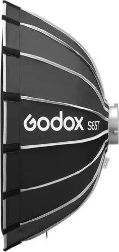 Vista 3 de Godox S65T 25.6" Paraguas de liberación rápida Softbox para Godox SL60II SL150III FV150II AD300PRO AD400PRO AD600 SZ300R VL300 UL150II ML60 Otros