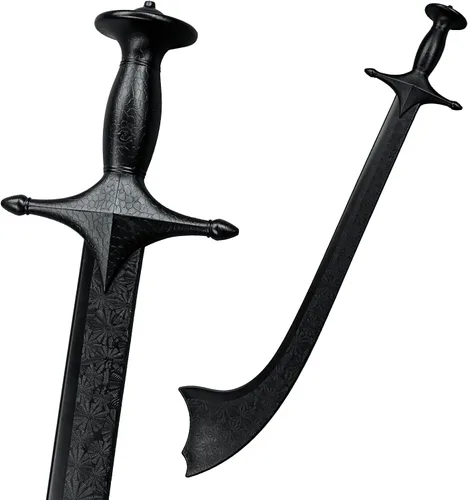 Vista 10 de Espada larga europea de polipropileno, espada medieval renacentista de práctica, disfraz cosplay, accesorio de prop