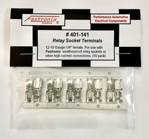 Vista 2 de Terminales de relé Fastronix a prueba de intemperie 12-10 AWG, paquete de 10