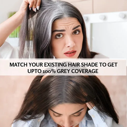 Vista 7 de Herbishh Combo de fortalecimiento del cabello que contiene champú de color para el cabello, tinte para el cabello, 16.9 fl oz borgoña + aceite