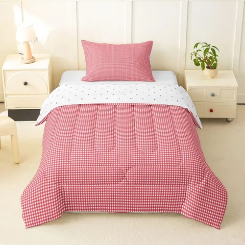 Vista 34 de Manfei Geometric Triangle Twin Size Bedding Set with 1 Pillowcase - Triangles Bedding Set for Kids Boys Girls Bedroom,Modern Simple 2 Pieces All