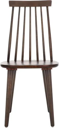 Vista 14 de SAFAVIEH Furniture - Juego de 2 sillas auxiliares Burris - Gris - Madera maciza - Diseño moderno de línea limpia - Ideal para comedor, cocina, sala