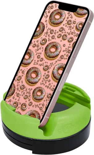 Vista 11 de GoDonut Soporte giratorio para teléfono 360 grados - Soporte para teléfono celular + organizador de escritorio para iPad - Compatible con tableta