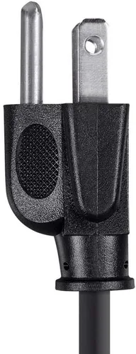 Vista 5 de Monoprice Cable de alimentación de 16AWG de 1 pie con conector de alimentación de PC de 3 conductores (C13/5-15P) - Negro