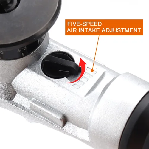 Vista 5 de SI FANG Mini Herramienta de Biselado Neumática con Cuchillas de Repuesto, Insertos y Rodamientos, Herramienta de Desbarbado de Chaflán de Aire de 45