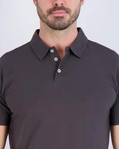 Vista 50 de Real Essentials Paquete de 3: Polo de manga corta de algodón para hombre, de secado rápido, transpirable, (disponible en tallas grandes y altas)