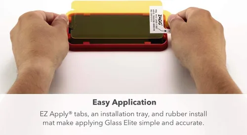 Vista 7 de ZAGG Protector de pantalla de vidrio Elite - Fabricado para Apple iPhone 11 Pro - Pantalla compatible con estuche - InvisibleShield - Protección