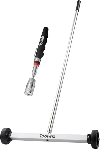 Vista 11 de Toolwiz Barredora magnética rodante de 15" barredora magnética rodante