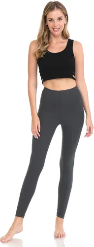 Vista 4 de Leggings Depot ActiveFlex Solid High Waist Leggings for Women 1 Waistband - Regular(S,M,L,XL), Plus Size(1X,2X,3X)