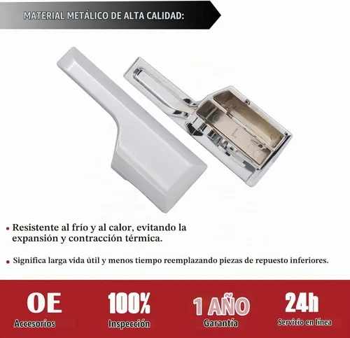 Vista 4 de TQPONLY - Manija interior de puerta, compatible con Ford Expedition Lincoln Navigator 2007-2017, lado del conductor delantero o trasero izquierdo