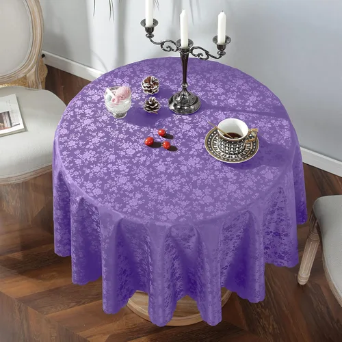 Vista 16 de Jeloris Mantel de Vinilo Impermeable, Mantel Redondo de Plástico Resistente, Cubierta de Mesa de Vinilo Limpiable a Prueba de Derrames y Aceite