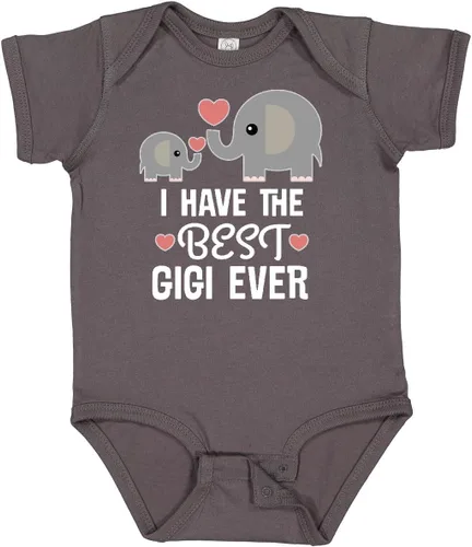 Vista 7 de inktastic Best Gigi Grandma Ever Grandchild Baby Bodysuit 0040 Negro