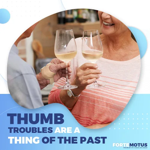 Vista 5 de FORTEMOTUS CMC Thumb Brace - Estabilizador de apoyo para articulaciones CMC: para dolor en las articulaciones del pulgar, tendinitis, osteoartritis