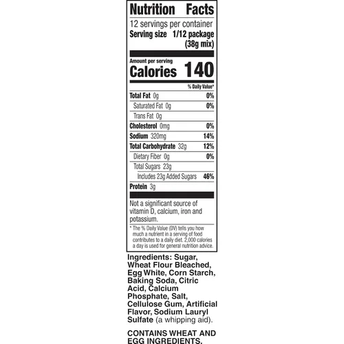 Vista 2 de Betty Crocker Mezcla para pastel Ready to Bake Angel Food, 16 oz (453 g).
