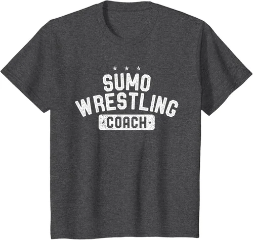 Vista 38 de Camiseta vintage de lucha libre Sumo Entrenador de lucha libre, Negro, S