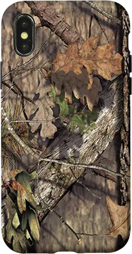 Vista 4 de Funda para iPhone 15 Oak Hunter Hunting Mossy Pattern Tree Theme Design Deer Buck